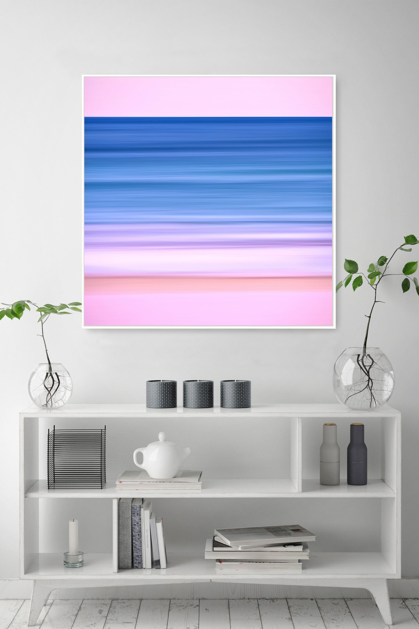 Coral Tranquility - Limited Edition Canvas Print Square