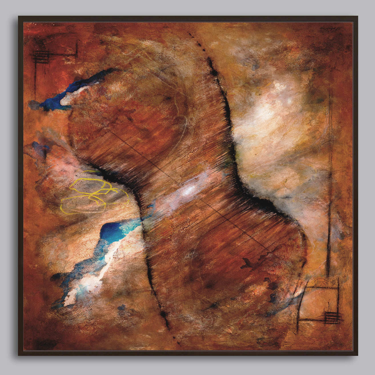 Restless Land - Limited Edition Canvas Print Square