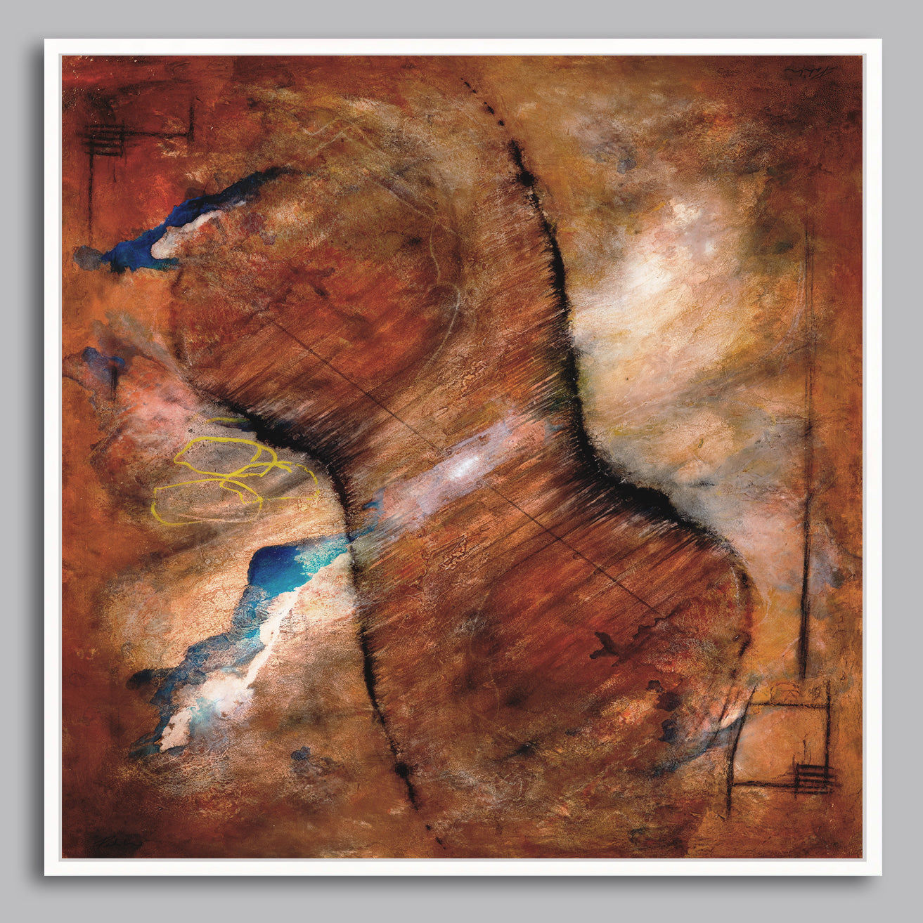 Restless Land - Limited Edition Canvas Print Square