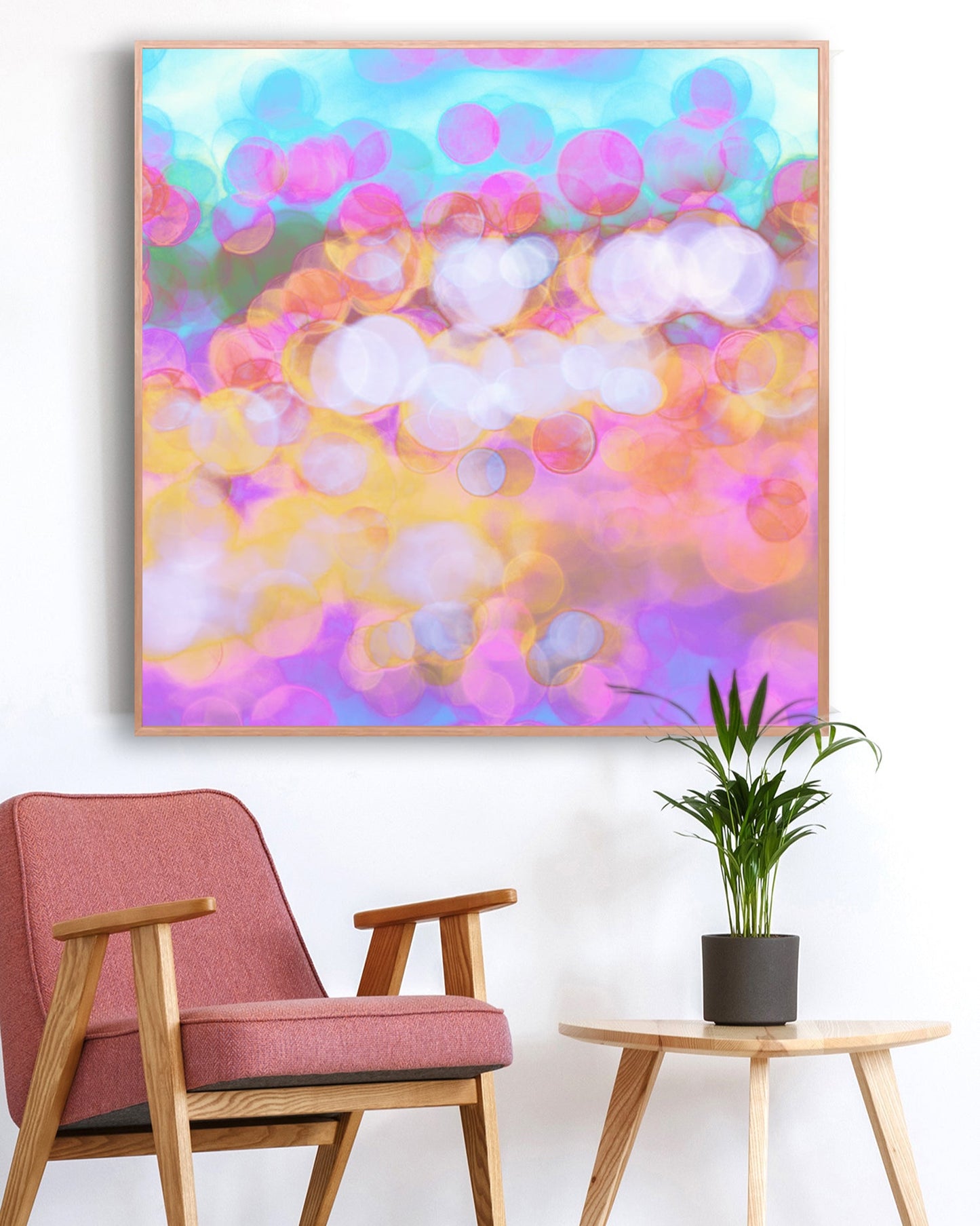 Sun Glitter Symphony - Limited Edition Canvas Print Square