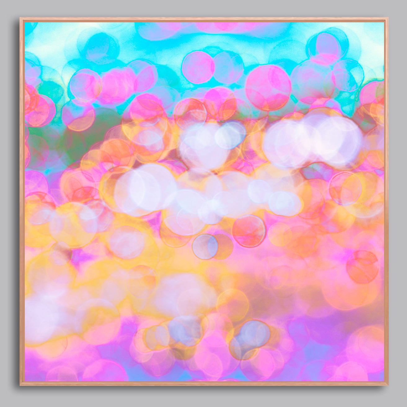 Sun Glitter Symphony - Limited Edition Canvas Print Square